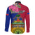 Haiti Battle of Vertieres Family Matching Long Sleeve Bodycon Dress and Hawaiian Shirt The Haitian Revolution 220th Anniversary Polynesian Style LT03 - Polynesian Pride
