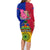 Haiti Battle of Vertieres Family Matching Long Sleeve Bodycon Dress and Hawaiian Shirt The Haitian Revolution 220th Anniversary Polynesian Style LT03 - Polynesian Pride