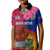 Haiti Battle of Vertieres Kid Polo Shirt The Haitian Revolution 220th Anniversary Polynesian Style LT03 Kid Red - Polynesian Pride