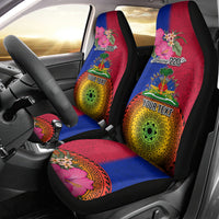 Personalised Haiti Battle of Vertieres Car Seat Cover The Haitian Revolution 220th Anniversary Polynesian Style LT03 - Polynesian Pride