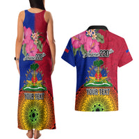 Personalised Haiti Battle of Vertieres Couples Matching Tank Maxi Dress and Hawaiian Shirt The Haitian Revolution 220th Anniversary Polynesian Style LT03 - Polynesian Pride