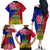 Personalised Haiti Battle of Vertieres Family Matching Off Shoulder Long Sleeve Dress and Hawaiian Shirt The Haitian Revolution 220th Anniversary Polynesian Style LT03 - Polynesian Pride