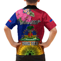 Personalised Haiti Battle of Vertieres Kid Hawaiian Shirt The Haitian Revolution 220th Anniversary Polynesian Style LT03 - Polynesian Pride