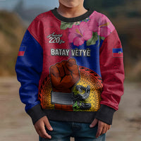 Personalised Haiti Battle of Vertieres Kid Ugly Christmas Sweater The Haitian Revolution 220th Anniversary LT03 - Polynesian Pride