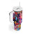 Polynesian Women Tumbler With Handle Tropical Plant - Vibrant Surreal Dreamscape Vibe