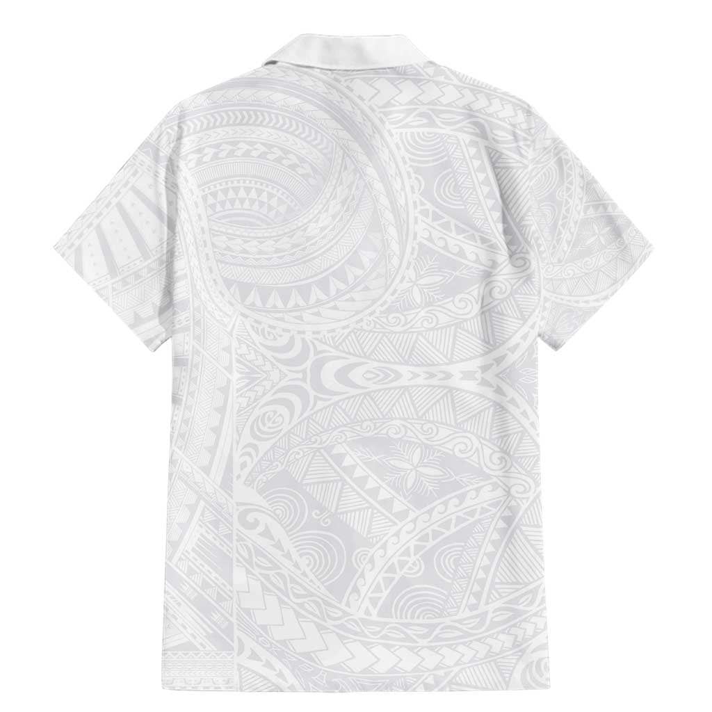 Lotu Tamaiti Samoan Art Tattoo Polynesian Pattern Family Matching Mermaid Dress and Hawaiian Shirt