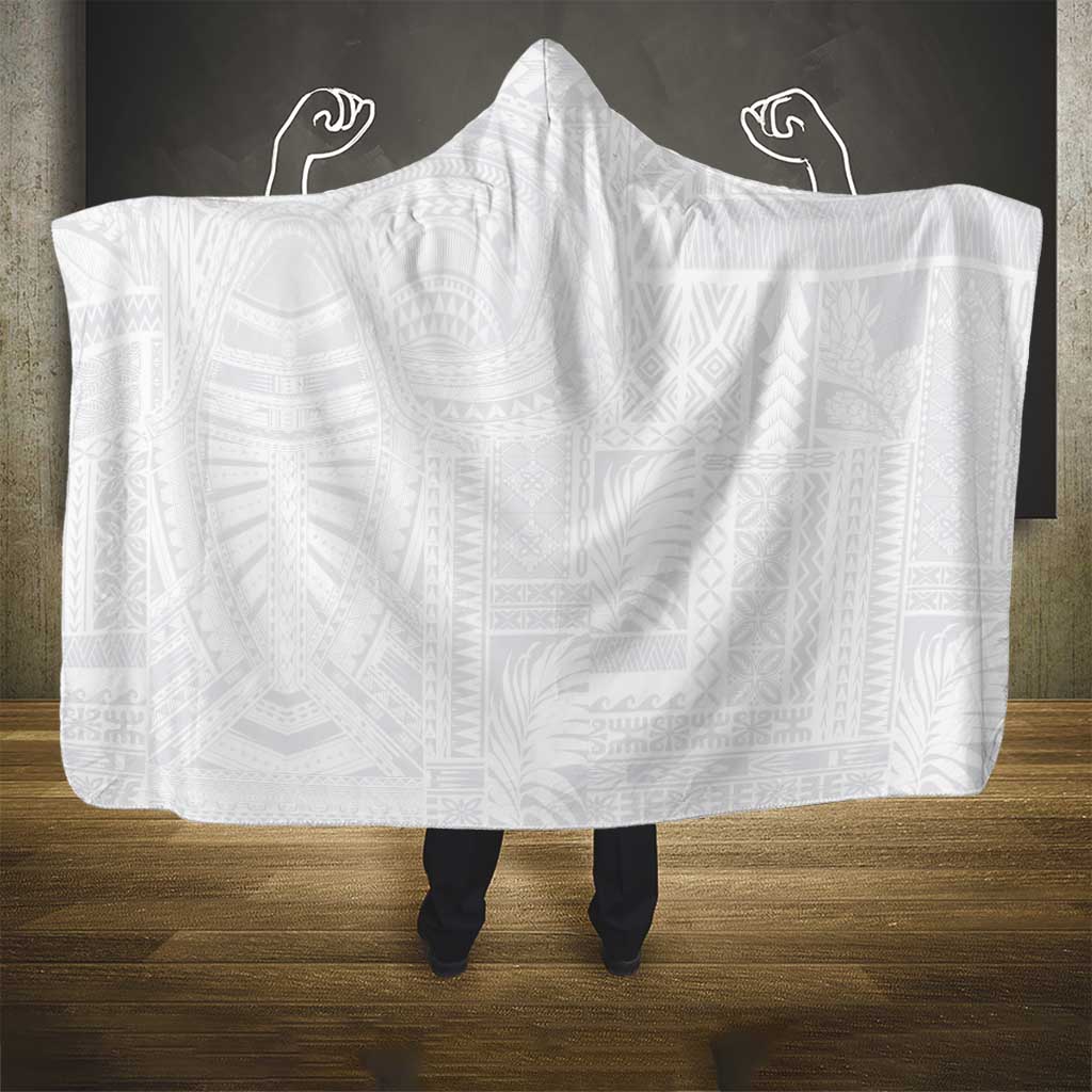 Lotu Tamaiti Samoan Art Tattoo Siapo Pattern Hooded Blanket