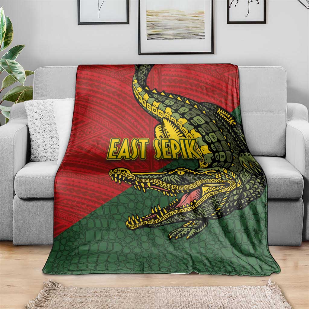 Sepik River Crocodile & Arts Festival Melanesian Pattern Blanket