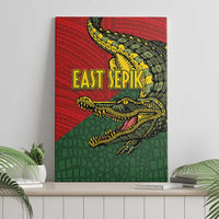 Sepik River Crocodile & Arts Festival Melanesian Pattern Canvas Wall Art