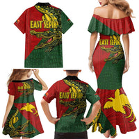 Sepik River Crocodile & Arts Festival Melanesian Pattern Family Matching Mermaid Dress and Hawaiian Shirt LT03 - Polynesian Pride
