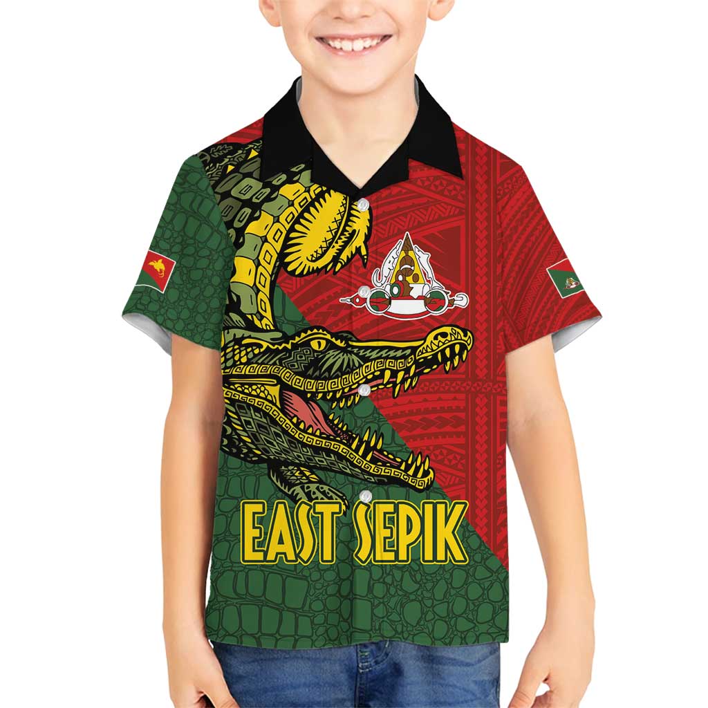 Sepik River Crocodile & Arts Festival Melanesian Pattern Family Matching Tank Maxi Dress and Hawaiian Shirt