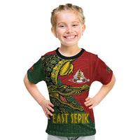 Sepik River Crocodile & Arts Festival Melanesian Pattern Kid T Shirt