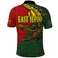 Sepik River Crocodile & Arts Festival Melanesian Pattern Polo Shirt