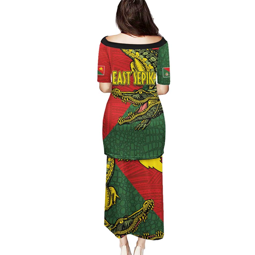 Sepik River Crocodile & Arts Festival Melanesian Pattern Puletasi