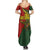 Sepik River Crocodile & Arts Festival Melanesian Pattern Summer Maxi Dress