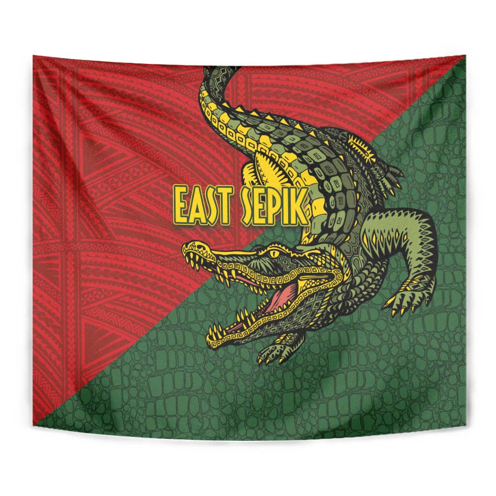 Sepik River Crocodile & Arts Festival Melanesian Pattern Tapestry