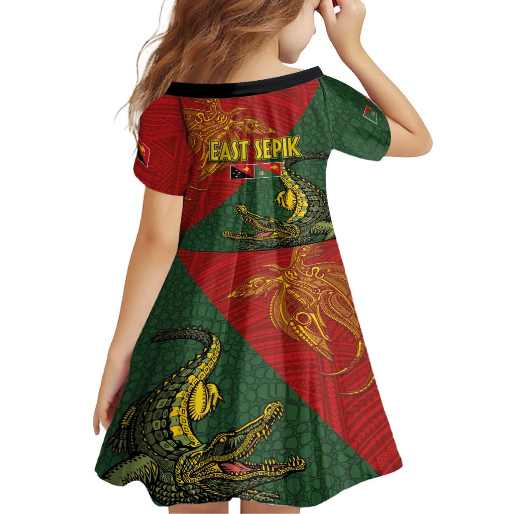 Sepik River Crocodile & Arts Festival Family Matching Short Sleeve Bodycon Dress and Hawaiian Shirt Bird-of-paradise Melanesian Tattoo LT03 - Polynesian Pride