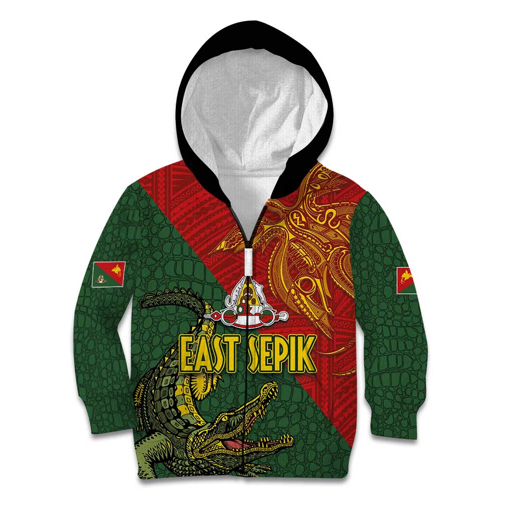 Sepik River Crocodile & Arts Festival Kid Hoodie Bird-of-paradise Melanesian Tattoo