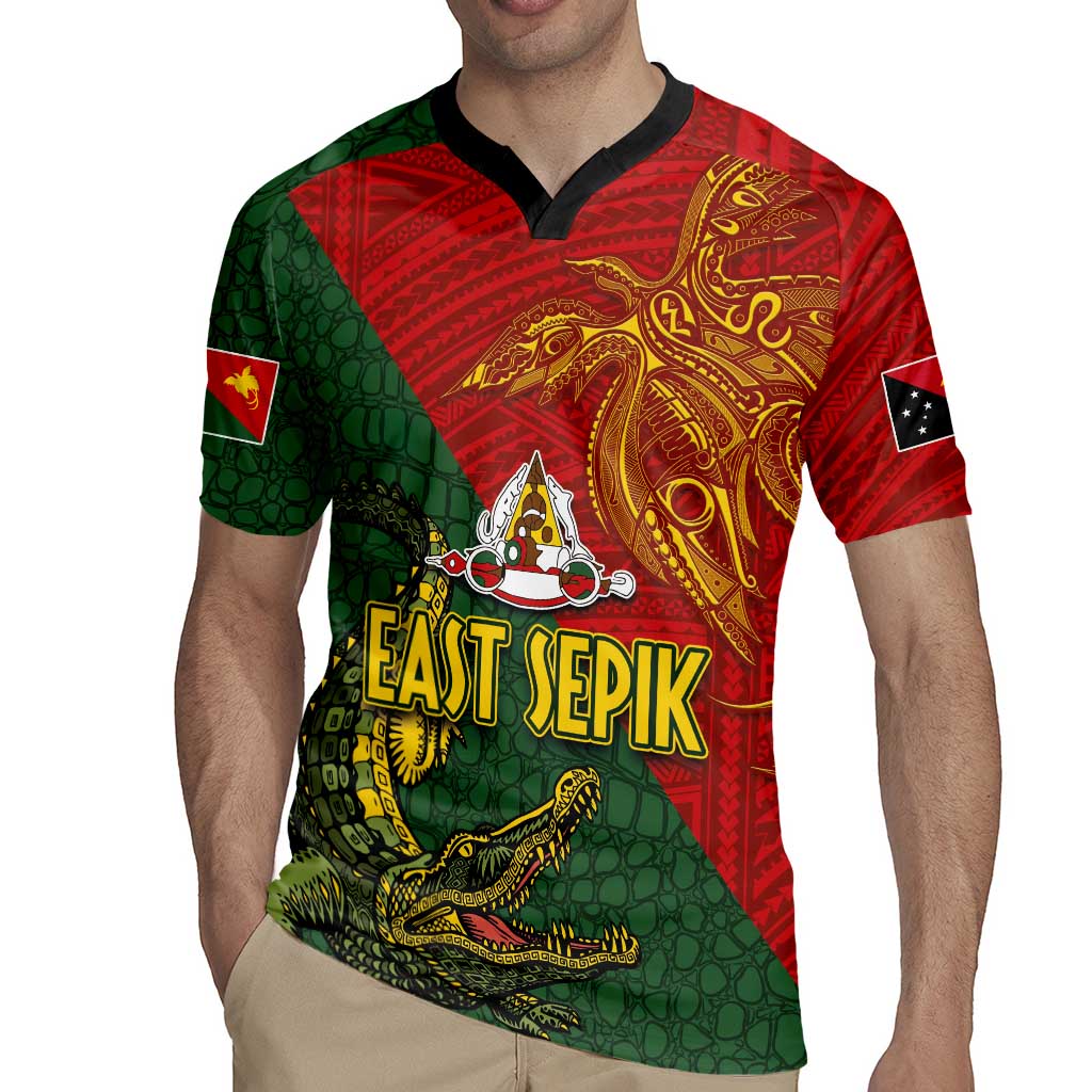 Sepik River Crocodile & Arts Festival Rugby Jersey Bird-of-paradise Melanesian Tattoo