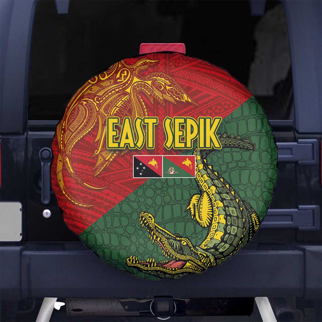 Sepik River Crocodile & Arts Festival Spare Tire Cover Bird-of-paradise Melanesian Tattoo