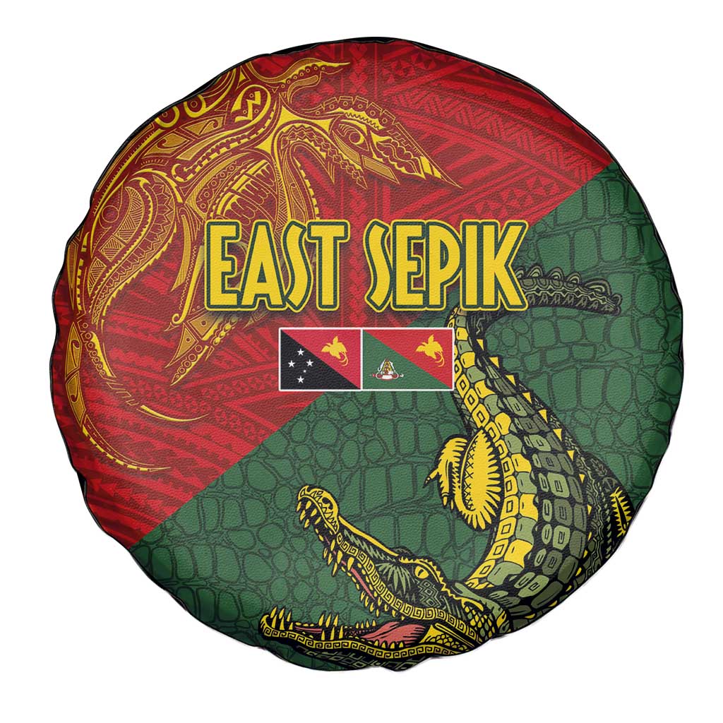 Sepik River Crocodile & Arts Festival Spare Tire Cover Bird-of-paradise Melanesian Tattoo