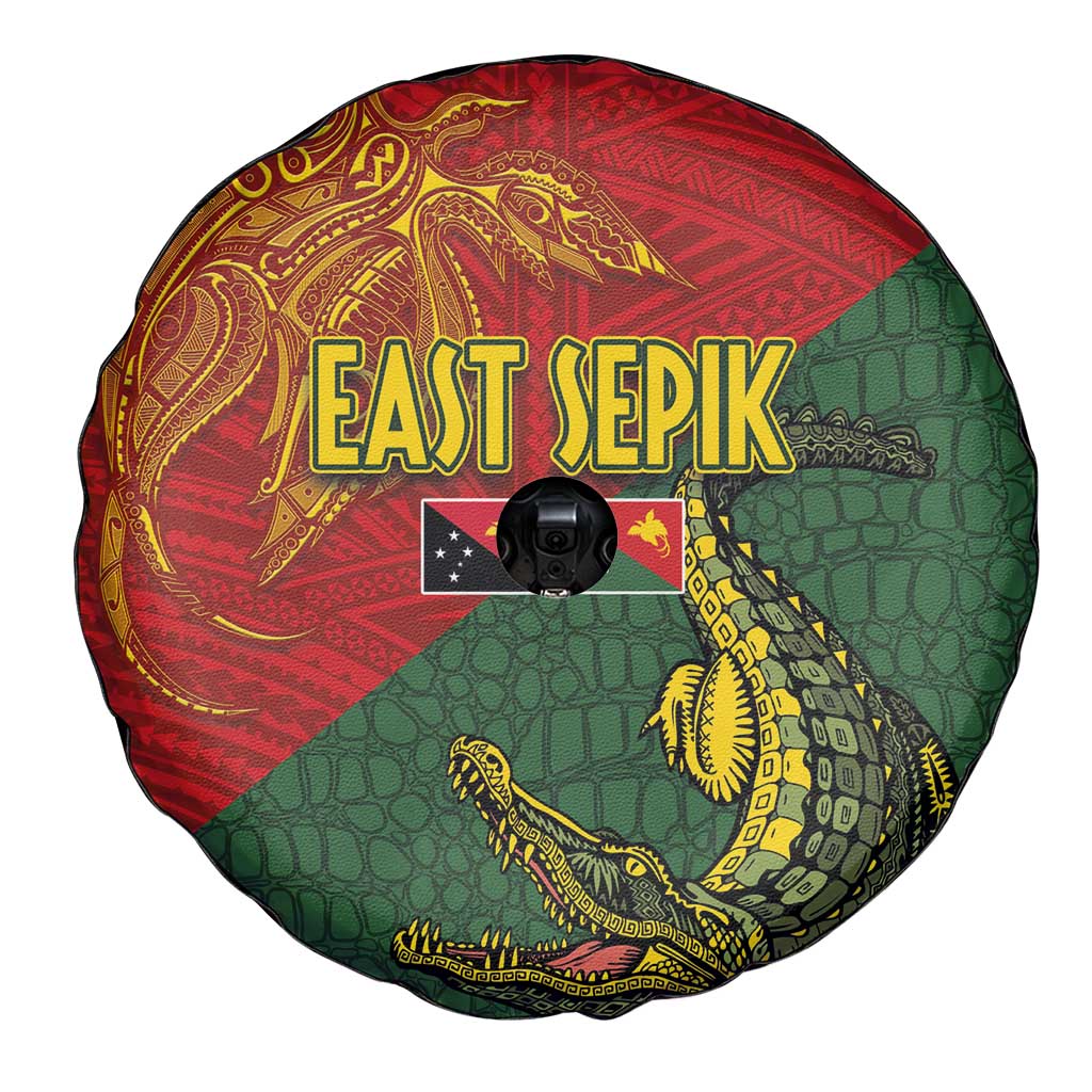 Sepik River Crocodile & Arts Festival Spare Tire Cover Bird-of-paradise Melanesian Tattoo
