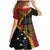 Papua New Guinea Independence Day Family Matching Mermaid Dress and Hawaiian Shirt Bird-of-paradise Melanesian Tattoo