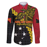 Papua New Guinea Independence Day Family Matching Puletasi and Hawaiian Shirt Bird-of-paradise Melanesian Tattoo