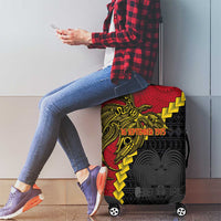 Papua New Guinea Independence Day Luggage Cover Bird-of-paradise Melanesian Tattoo