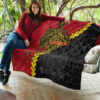 Papua New Guinea Independence Day Quilt Bird-of-paradise Melanesian Tattoo