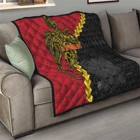Papua New Guinea Independence Day Quilt Bird-of-paradise Melanesian Tattoo