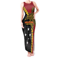 Papua New Guinea Independence Day Tank Maxi Dress Bird-of-paradise Melanesian Tattoo