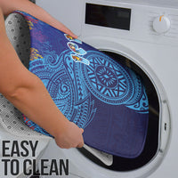 Fiji Day Bathroom Set Coral Reef with Tapa Motifs and Hibiscus Ocean Vibe LT03 - Polynesian Pride