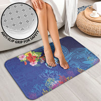 Fiji Day Bathroom Set Coral Reef with Tapa Motifs and Hibiscus Ocean Vibe LT03 - Polynesian Pride