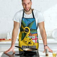 Malampa Fiji Day Apron Tapa and Melanesian Patterns with Coat of Arms LT03 - Polynesian Pride