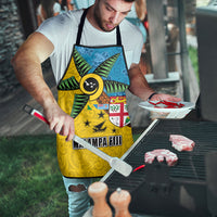 Malampa Fiji Day Apron Tapa and Melanesian Patterns with Coat of Arms LT03 - Polynesian Pride