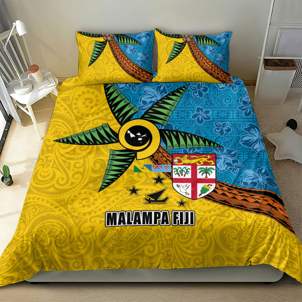 Malampa Fiji Day Bedding Set Tapa and Melanesian Patterns with Coat of Arms LT03 - Polynesian Pride