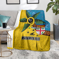 Malampa Fiji Day Blanket Tapa and Melanesian Patterns with Coat of Arms LT03 - Polynesian Pride
