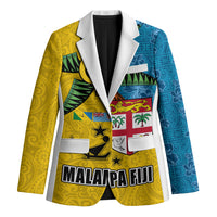 Malampa Fiji Day Blazer Tapa and Melanesian Patterns with Coat of Arms LT03 Unisex Multicolor - Polynesian Pride