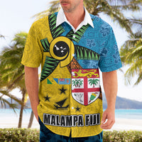 Malampa Fiji Day Hawaiian Shirt Tapa and Melanesian Patterns with Coat of Arms LT03 - Polynesian Pride