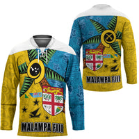 Malampa Fiji Day Hockey Jersey Tapa and Melanesian Patterns with Coat of Arms LT03 - Polynesian Pride