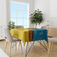 Malampa Fiji Day Tablecloth Tapa and Melanesian Patterns with Coat of Arms LT03 - Polynesian Pride