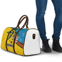 Malampa Fiji Day Travel Bag Tapa and Melanesian Patterns with Coat of Arms LT03 - Polynesian Pride