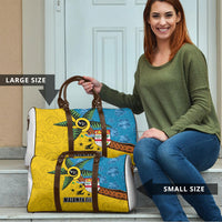 Malampa Fiji Day Travel Bag Tapa and Melanesian Patterns with Coat of Arms LT03 - Polynesian Pride