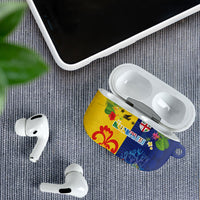 Malampa Fiji Day AirPods Case Volcano and Coral Reef with Culture Patterns Split Style LT03 - Polynesian Pride