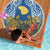Hawaii Lanai Island Beach Blanket Hibiscus Turle and Map with Polynesian Spiral LT03 - Wonder Print Shop