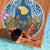 Custom Hawaii Lanai Island Beach Blanket Hibiscus Turle and Map with Polynesian Spiral LT03 - Wonder Print Shop