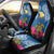 Custom Hawaii Lanai Island Car Seat Cover Hibiscus Turle and Map with Polynesian Spiral LT03 - Polynesian Pride