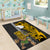 Hawaii Lanai Island Area Rug Hawaiian Warrior and Kakau Symbols Abstract Tattoo LT03 - Polynesian Pride