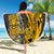 Custom Hawaii Lanai Island Beach Blanket Hawaiian Warrior and Kakau Symbols Abstract Tattoo LT03 - Wonder Print Shop